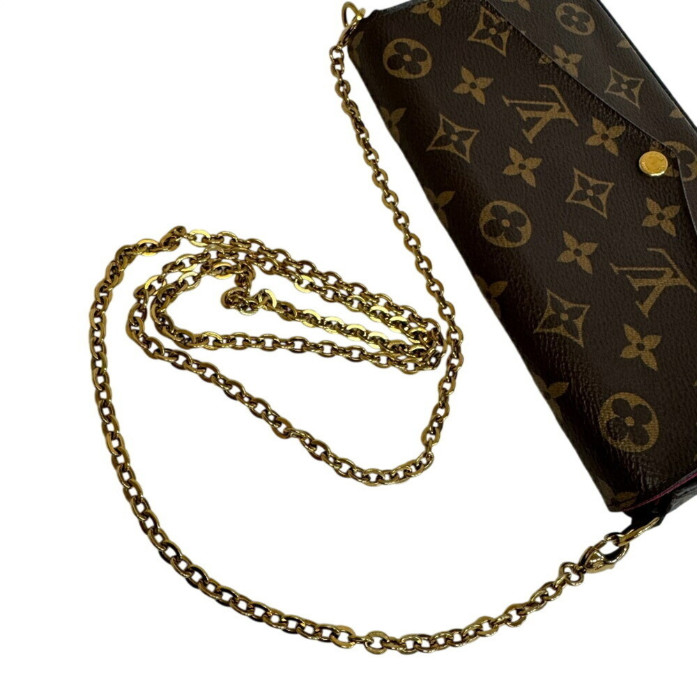 LOUIS VUITTON Brown Monogram Pochette Shoulder Bag - Picture 3 of 14
